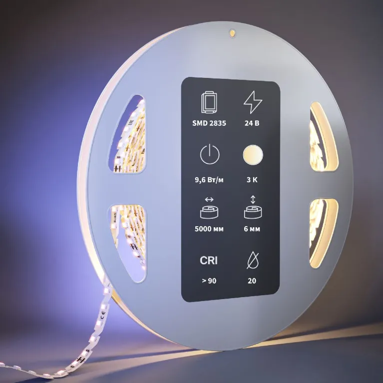 Светодиодная лента Maytoni Led Strip 24В 2835 9,6Вт/м 3000К 5м IP20 201137 в Нижнем Новгороде
