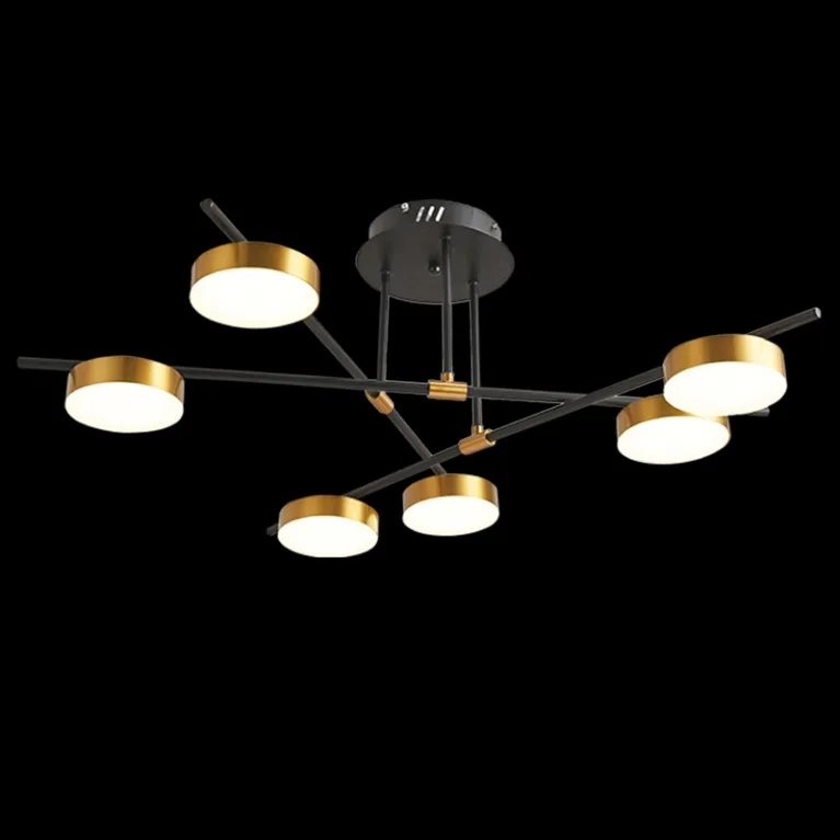 Потолочная люстра Natali Kovaltseva LED LAMPS 81101/6C GOLD BLACK в Нижнем Новгороде