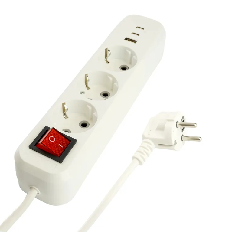 Удлинитель 3-местный с/з с выключателем Stekker Home HM071-31-03 50137 в Нижнем Новгороде
