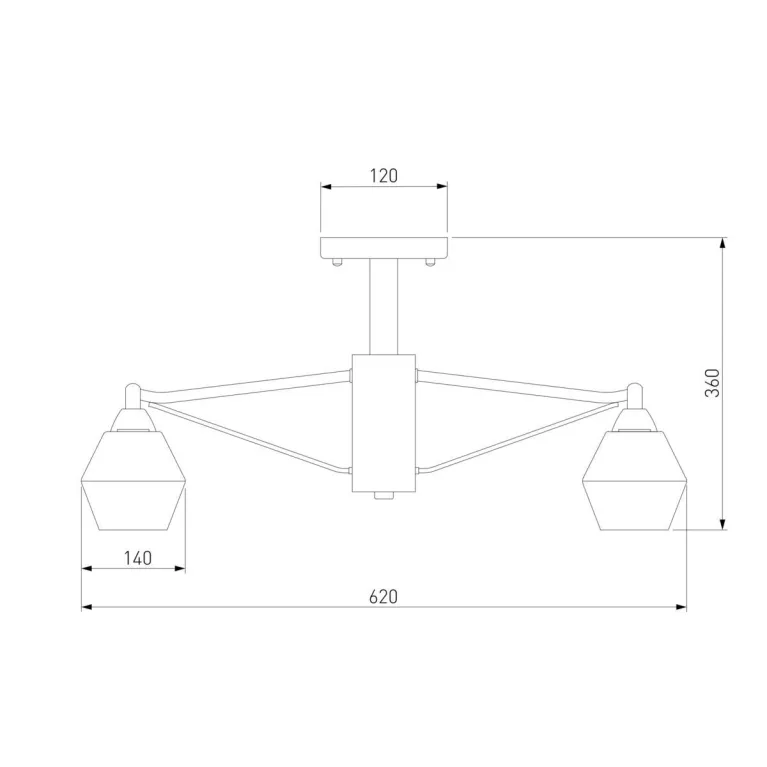Потолочная люстра Eurosvet Takara 70135/5 кофе в Нижнем Новгороде