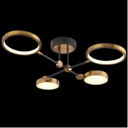 Потолочная люстра Natali Kovaltseva LED LAMPS 81102/4C BRASS BLACK