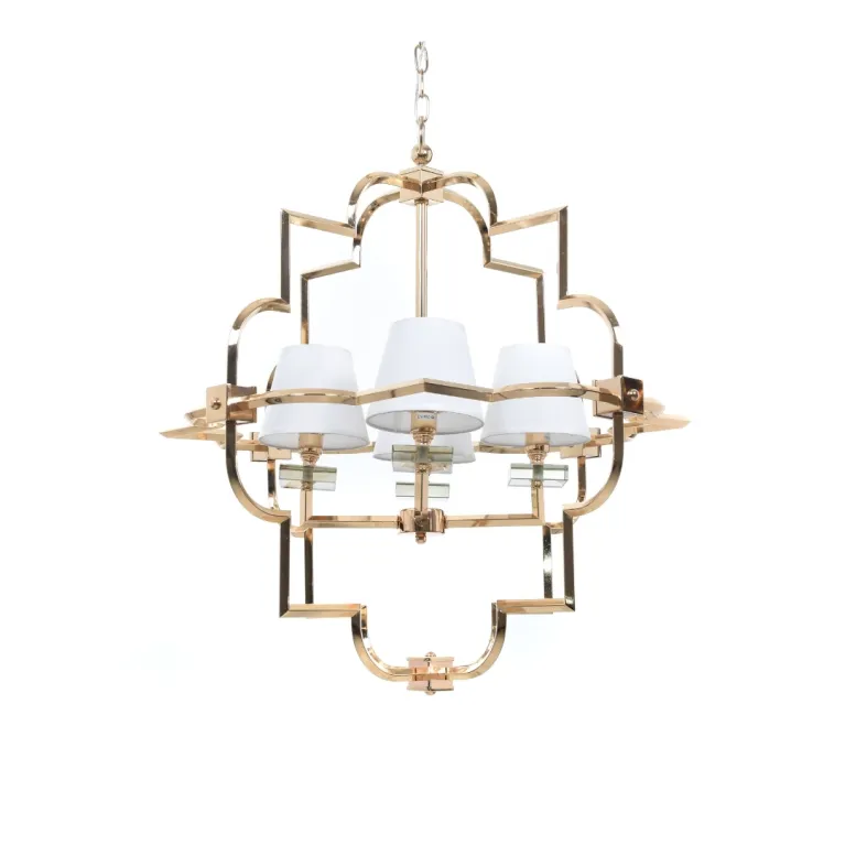 Подвесная люстра Lumina Deco Baltimore LDP 8020-4 GD+WT в Нижнем Новгороде