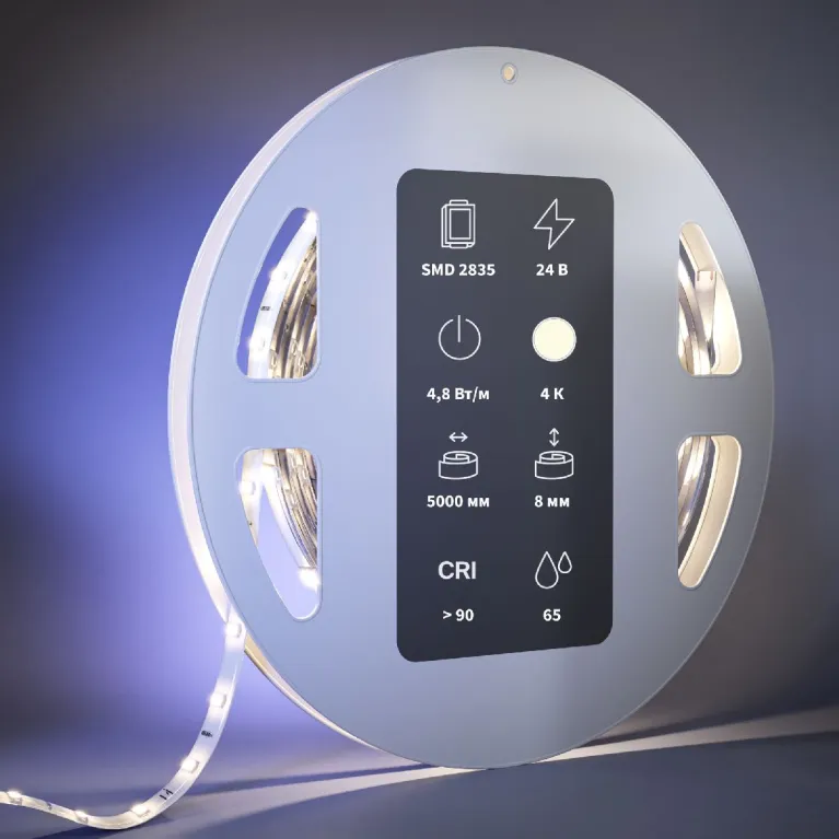 Светодиодная лента Maytoni Led Strip 24В 2835 4,8Вт/м 4000К 5м IP65 201014 в Нижнем Новгороде