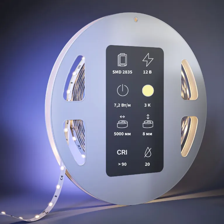 Светодиодная лента Maytoni Led Strip 12В 2835 7,2Вт/м 3000К 5м IP20 201017 в Нижнем Новгороде