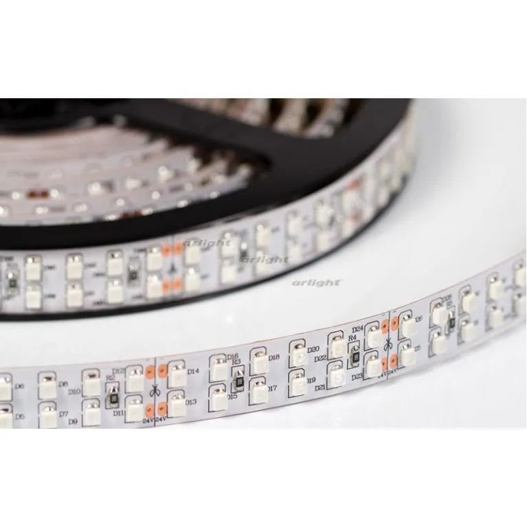 Светодиодная лента Arlight RT 2-5000 24V Yellow 2x2 (3528, 1200 LED, LUX) 008774 в Нижнем Новгороде