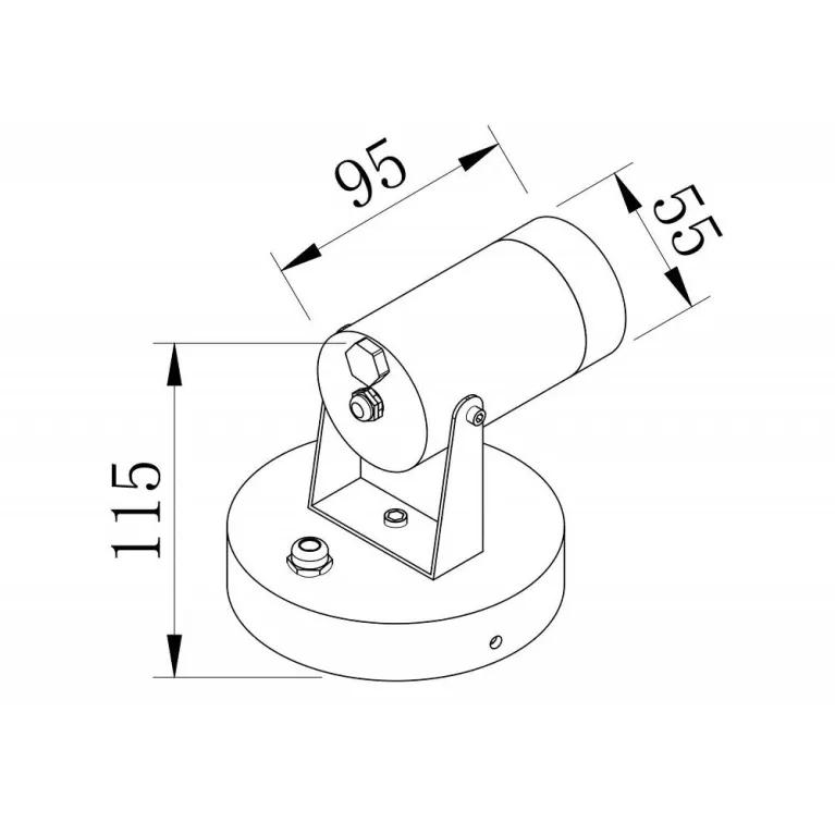 Настенный светильник Maytoni Scope O025WL-01B в Нижнем Новгороде