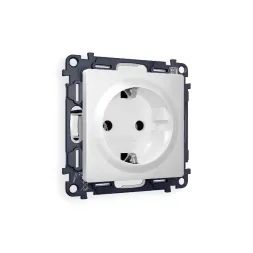 Комплект механизма розетки с/з на винтовых зажимах Ambrella Volt Alfa MA106010