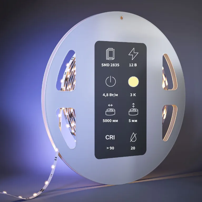 Светодиодная лента Maytoni Led Strip 12В 2835 4,8Вт/м 3000К 5м IP20 201103 в Нижнем Новгороде