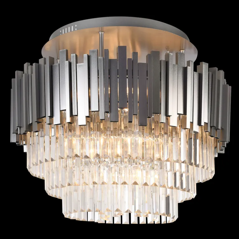 Потолочная люстра Natali Kovaltseva BELLEZZA II 91007/9C SILVER в Нижнем Новгороде