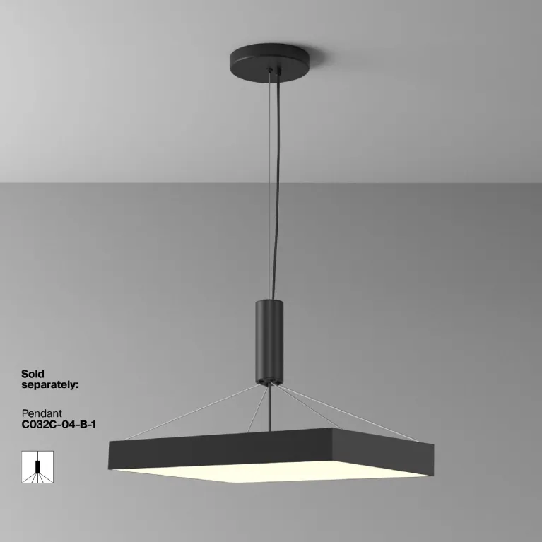Потолочный светильник Maytoni Zon C032CL-90W3K-SQ-B в Нижнем Новгороде