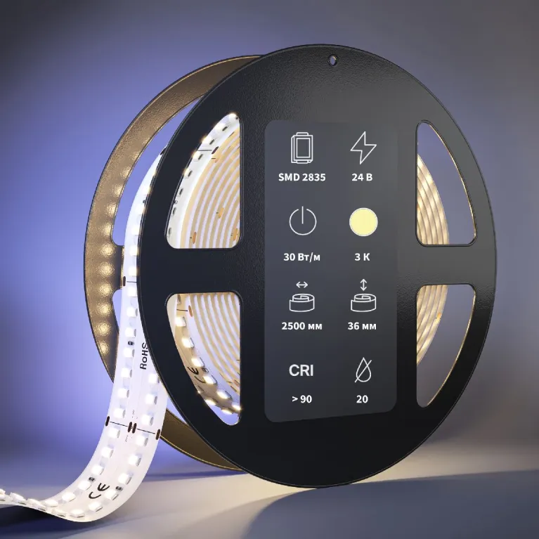 Светодиодная лента Maytoni Led Strip 24В 2835 30Вт/м 3000К 2,5м IP20 201117 в Нижнем Новгороде