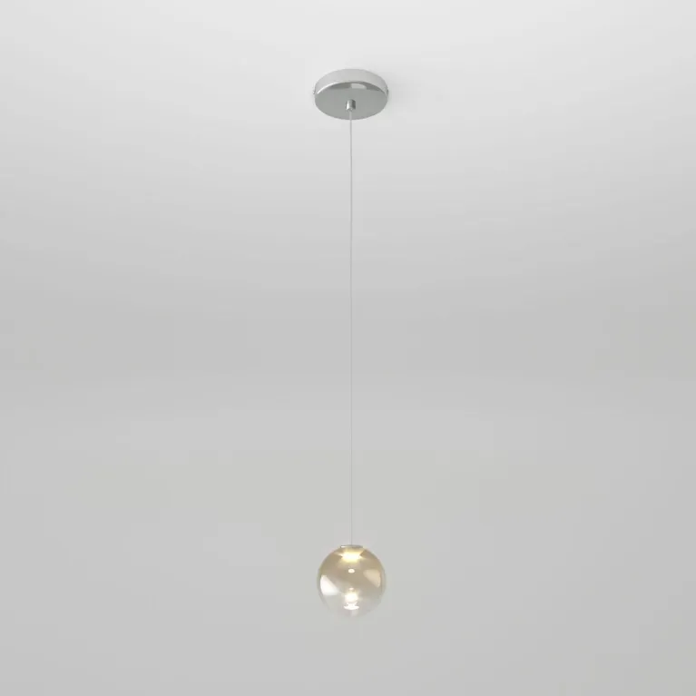 Подвесной светодиодный светильник Eurosvet Wonder 50234/1 Led янтарный в Нижнем Новгороде