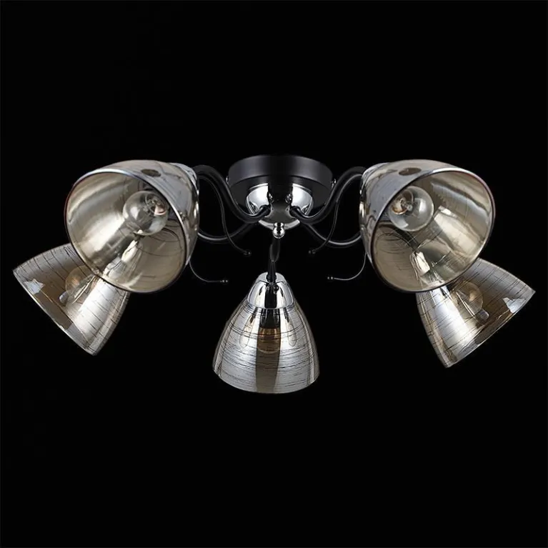 Потолочная люстра Illumico IL9891-5CSQ-79 CR BK в Нижнем Новгороде