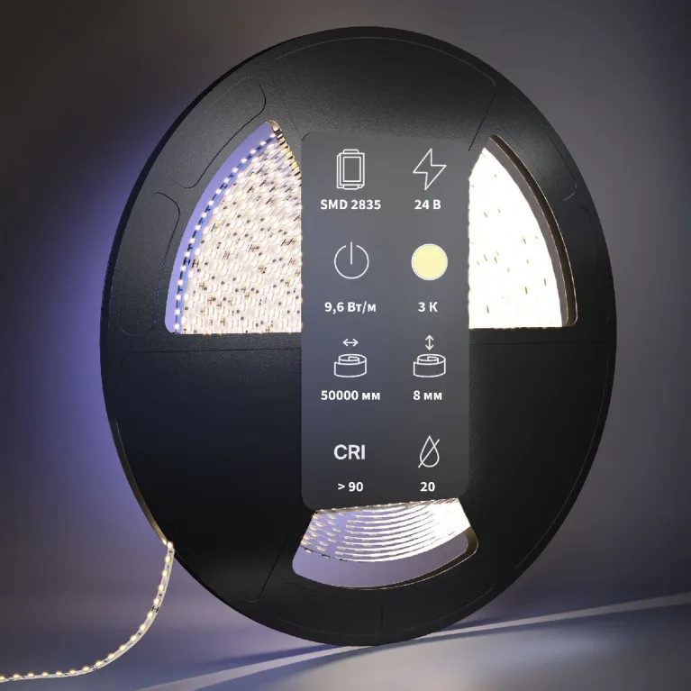 Светодиодная лента Maytoni Led Strip 24В 2835 9,6Вт/м 3000К 50м IP20 201047 в Нижнем Новгороде