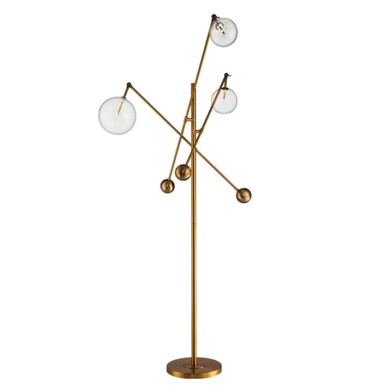 Торшер DeLight Collection Globe Mobile KG0965F-3 brass в Нижнем Новгороде