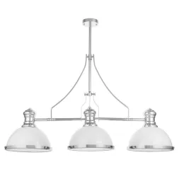 Подвесная люстра Lumina Deco Ettore LDP 710-3 WT+CHR