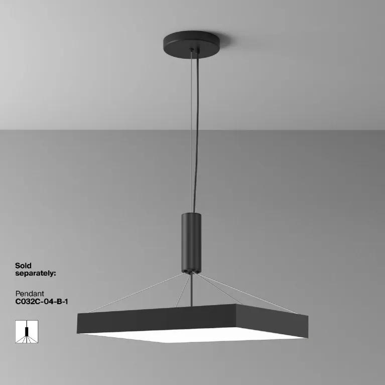 Потолочный светильник Maytoni Zon C032CL-90W4K-SQ-B в Нижнем Новгороде