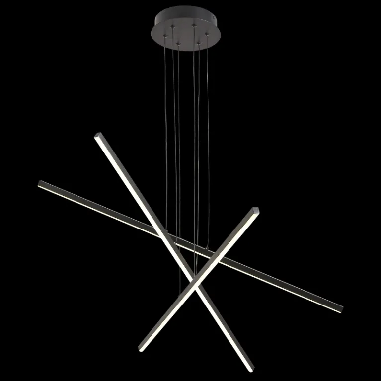Подвесная люстра Natali Kovaltseva LED LAMPS 81103/3C BLACK в Нижнем Новгороде
