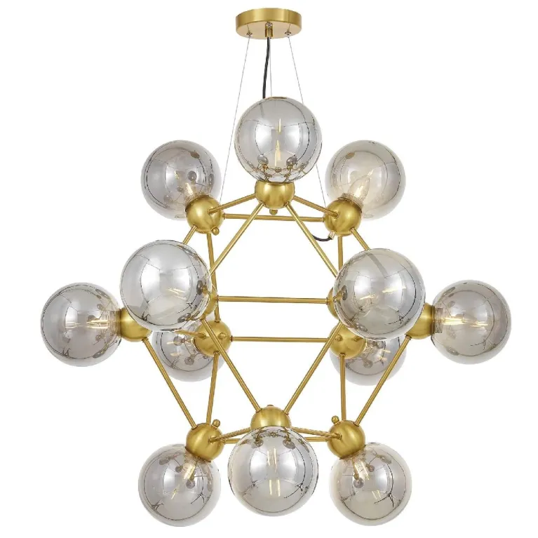 Подвесная люстра Lumina Deco Zodiak LDP 160N-12 MD+GY в Нижнем Новгороде