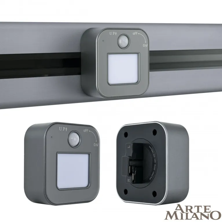 Трековый светильник Arte Milano Am-track-sockets 380022TLS/LWS Grey в Нижнем Новгороде