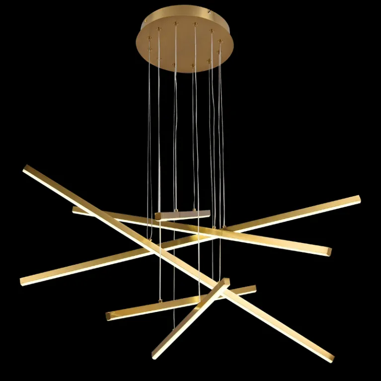 Подвесная люстра Natali Kovaltseva LED LAMPS 81103/6C BRASS в Нижнем Новгороде