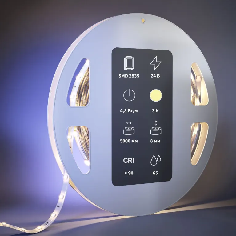 Светодиодная лента Maytoni Led Strip 24В 2835 4,8Вт/м 3000К 5м IP65 201013 в Нижнем Новгороде