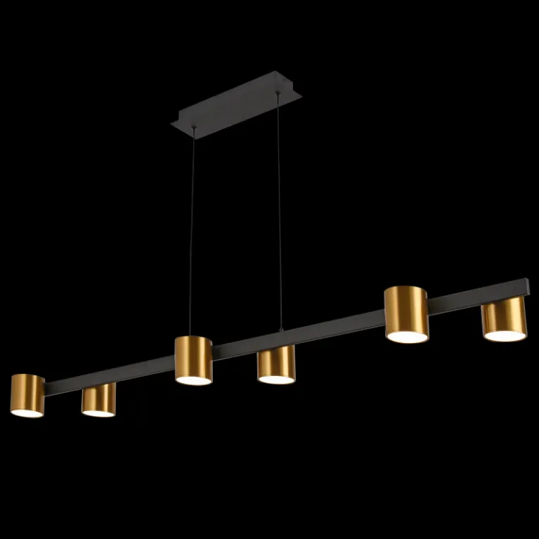 Подвесная люстра Natali Kovaltseva LED LAMPS 81129/6C BRASS BLACK в Нижнем Новгороде