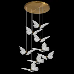 Подвесная люстра Natali Kovaltseva Butterflies LED LAMPS 81364 GOLD
