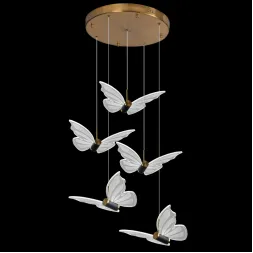 Подвесная люстра Natali Kovaltseva Butterflies LED LAMPS 81365 GOLD