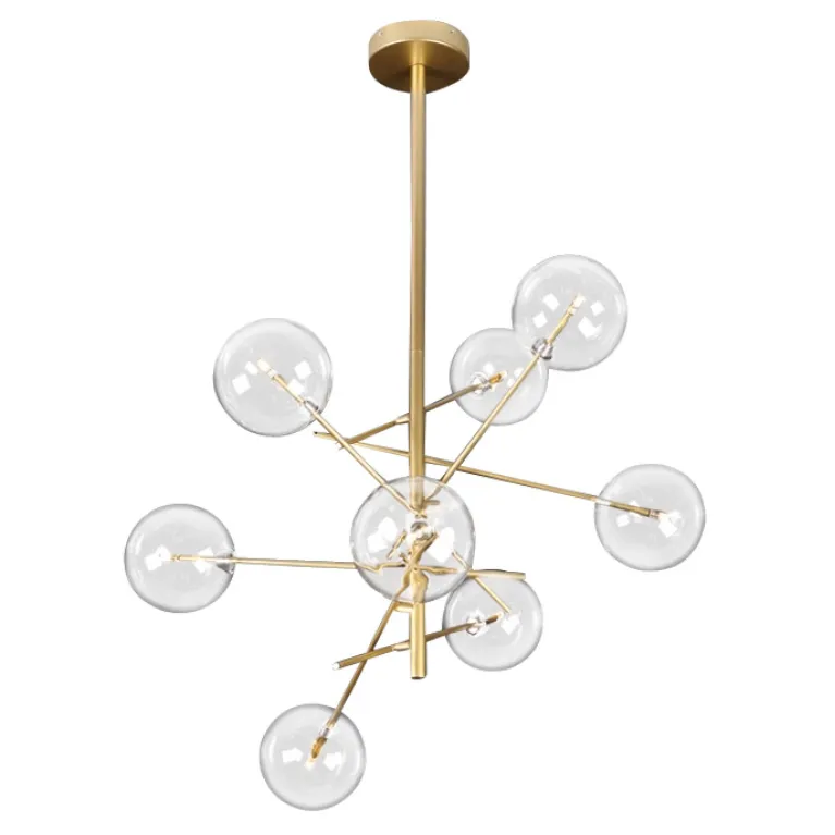 Люстра на штанге DeLight Collection Globe Mobile 9307P-8A gold в Нижнем Новгороде