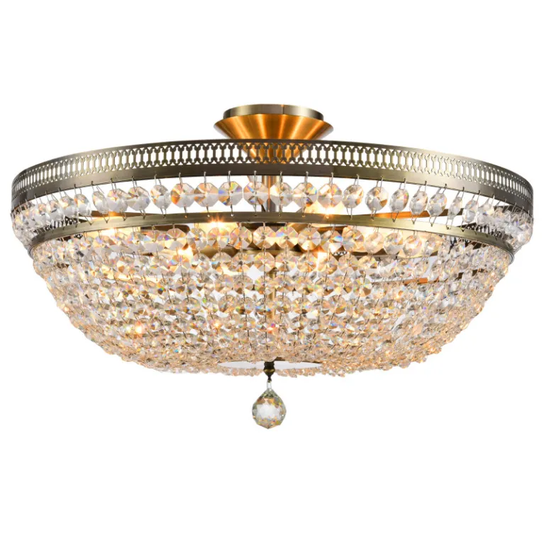 Люстра на штанге Natali Kovaltseva BAROCCO 81405/8C ANTIQUE в Нижнем Новгороде