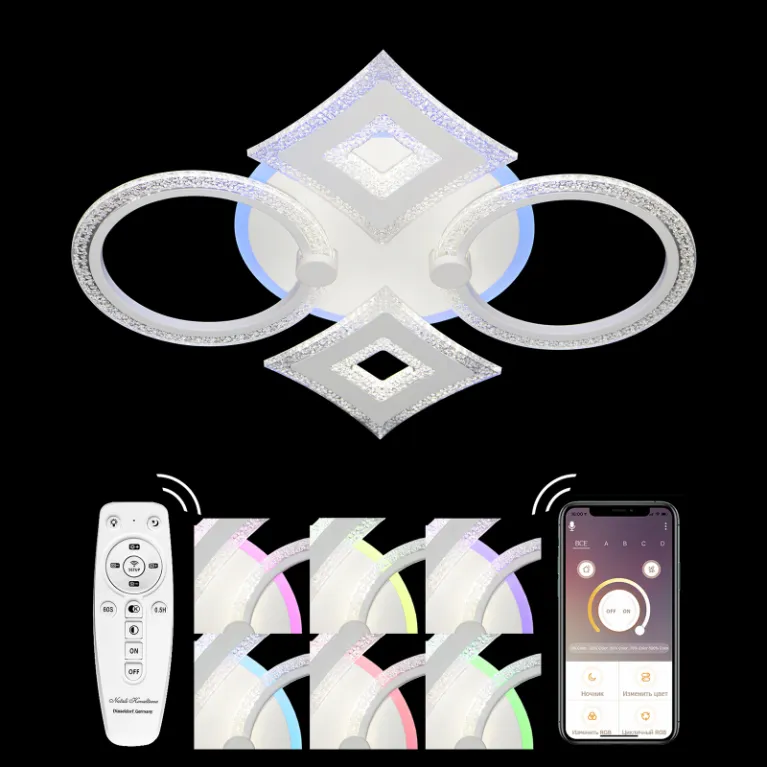 Потолочная люстра Natali Kovaltseva HIGH-TECH LED LAMPS 82014 в Нижнем Новгороде