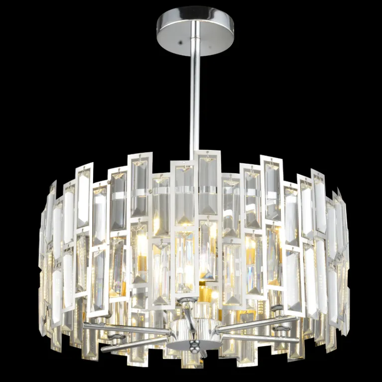 Люстра на штанге Natali Kovaltseva BERNARDY 81445/6C CHROME в Нижнем Новгороде