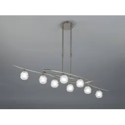 Подвесная люстра Mantra Loop Satin Nickel 1810