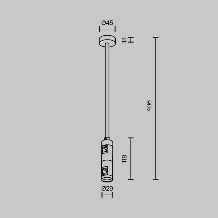 Крепление потолочное двойное Maytoni Flarity TRA158C-D1-BS в Нижнем Новгороде