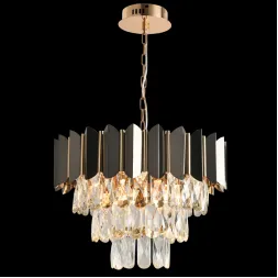Подвесная люстра Natali Kovaltseva DARIAN II 81448/5C GOLD BLACK