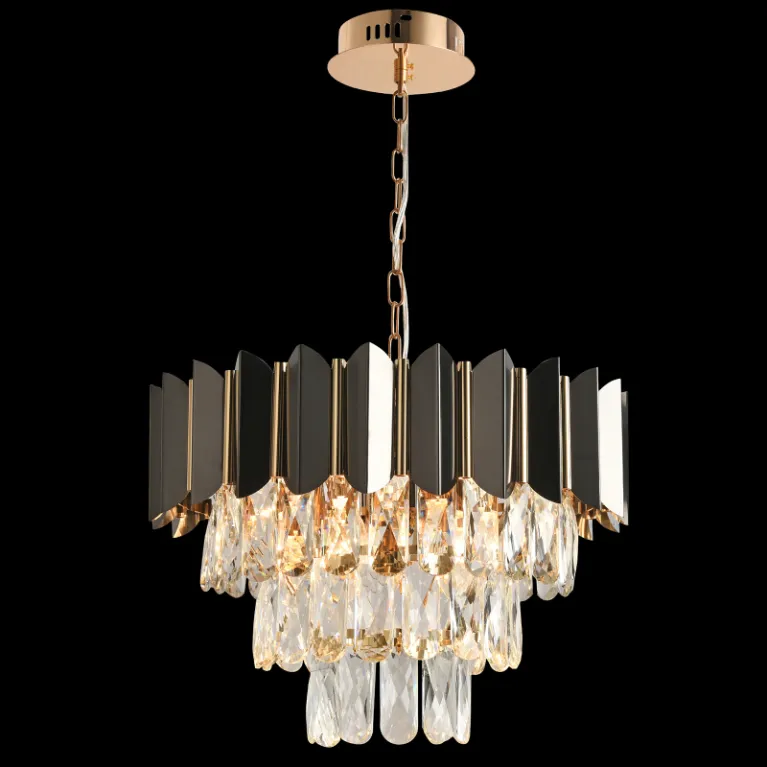 Подвесная люстра Natali Kovaltseva DARIAN II 81448/5C GOLD BLACK в Нижнем Новгороде