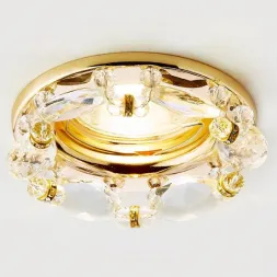 Встраиваемый светильник Ambrella light Ceiling K212 CL/G