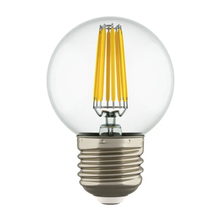 Лампа светодиодная филаментная Lightstar LED Filament E27 6W 4000K шар прозрачный 933824 в Нижнем Новгороде