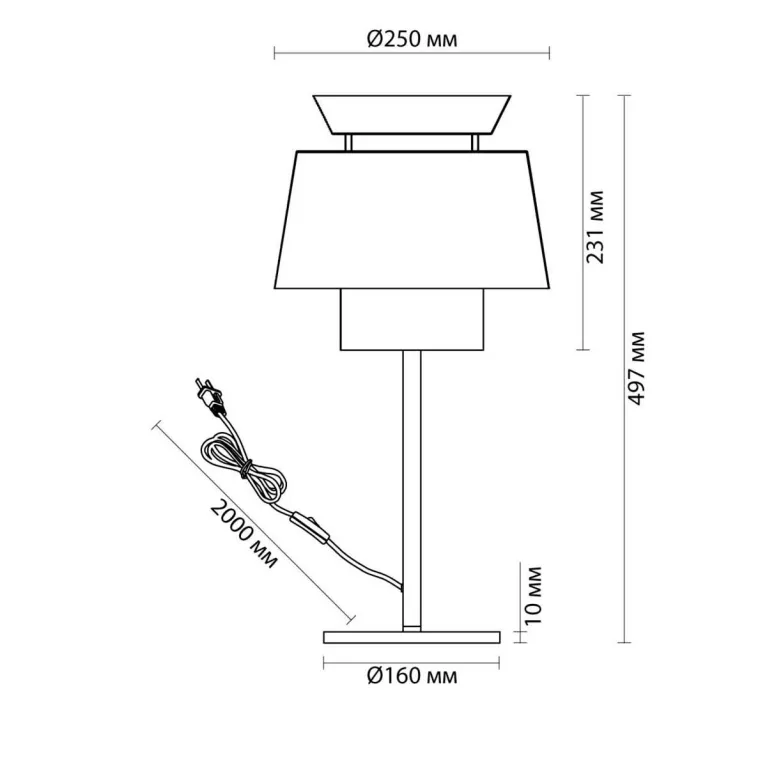 Настольная лампа Odeon Light KRESSA 4992/1T в Нижнем Новгороде