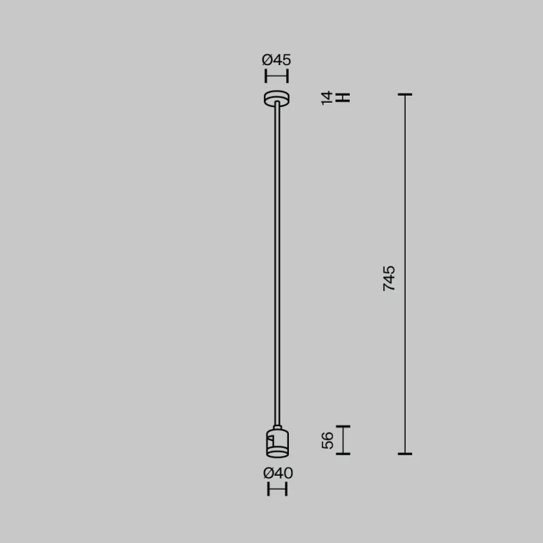 Крепление потолочное с прямым коннектором питания Maytoni Flarity TRA159C-IPC1-BS в Нижнем Новгороде