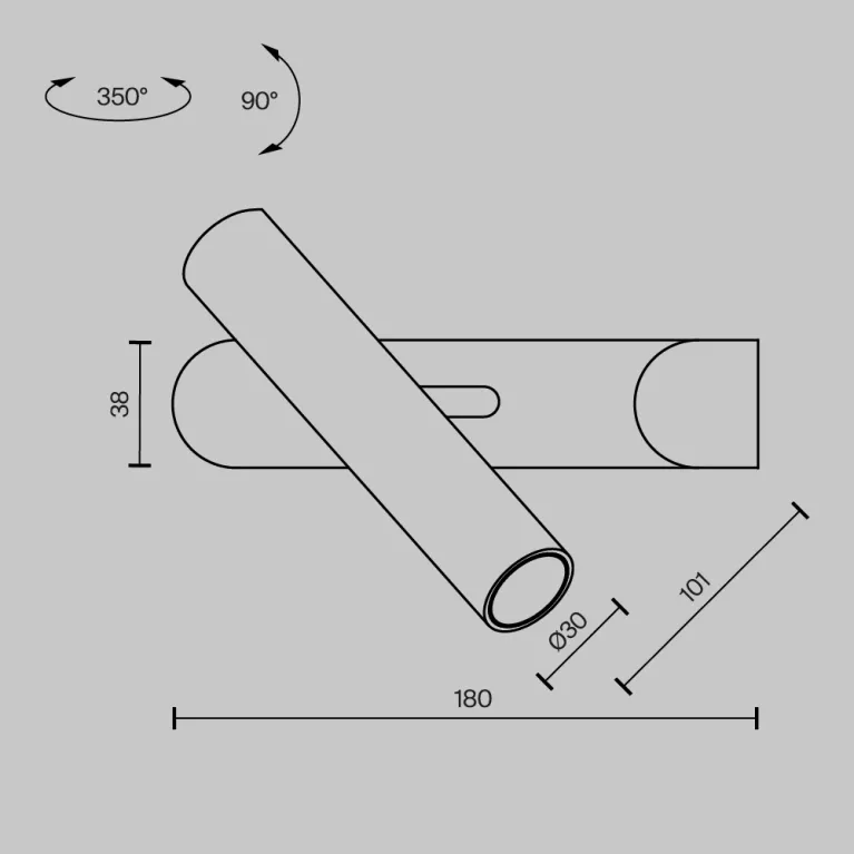 Настенный светильник Maytoni Paradox MOD442WL-L8B3K1 в Нижнем Новгороде