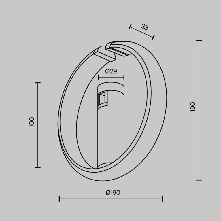 Трековый магнитный светильник Maytoni Technical Zero Flarity TR230-1-10W3K-B в Нижнем Новгороде