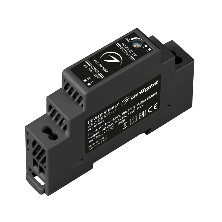 Блок питания Arlight ARV-DRS-15-24 (24V, 0.63A, 15W) (IP20 DIN-рейка) 057073 в Нижнем Новгороде