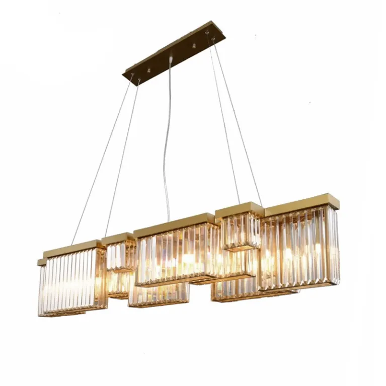 Подвесная люстра Delight Collection Broadway 2466 brushed ti-gold в Нижнем Новгороде