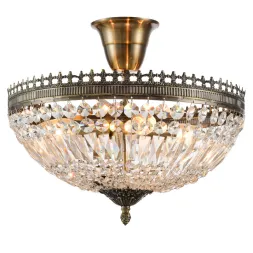 Люстра на штанге Natali Kovaltseva ROCOCO 81406/4C ANTIQUE