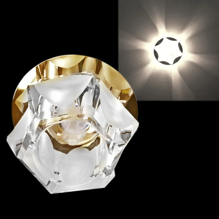 Встраиваемый светильник Reluce Sneha 7018/H G9 GD+WT в Нижнем Новгороде