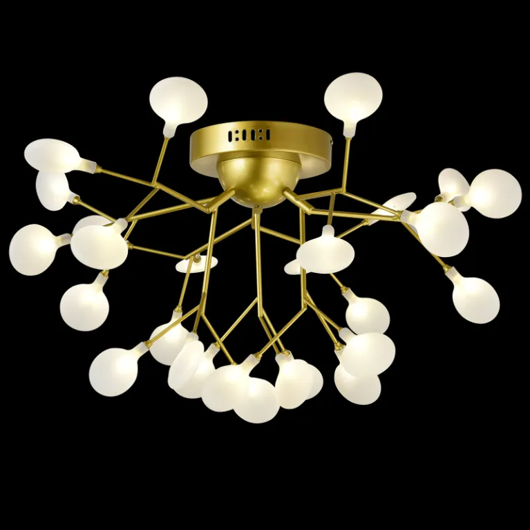 Потолочная люстра Natali Kovaltseva GRACE 75126/6C GOLD SATIN в Нижнем Новгороде