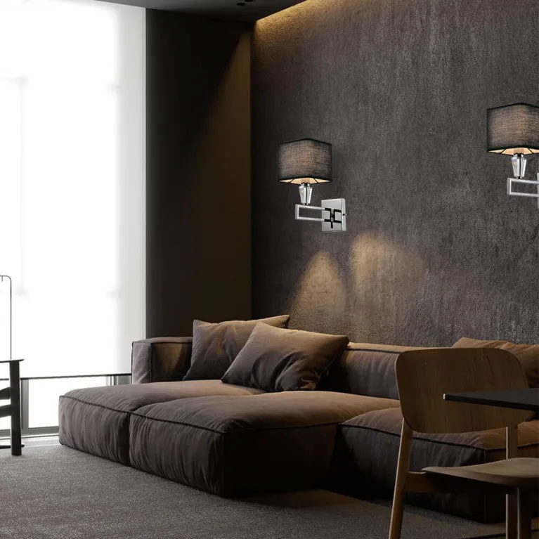 Бра Lumien Hall Alessandriya LH1057/1W-NK-BK в Нижнем Новгороде