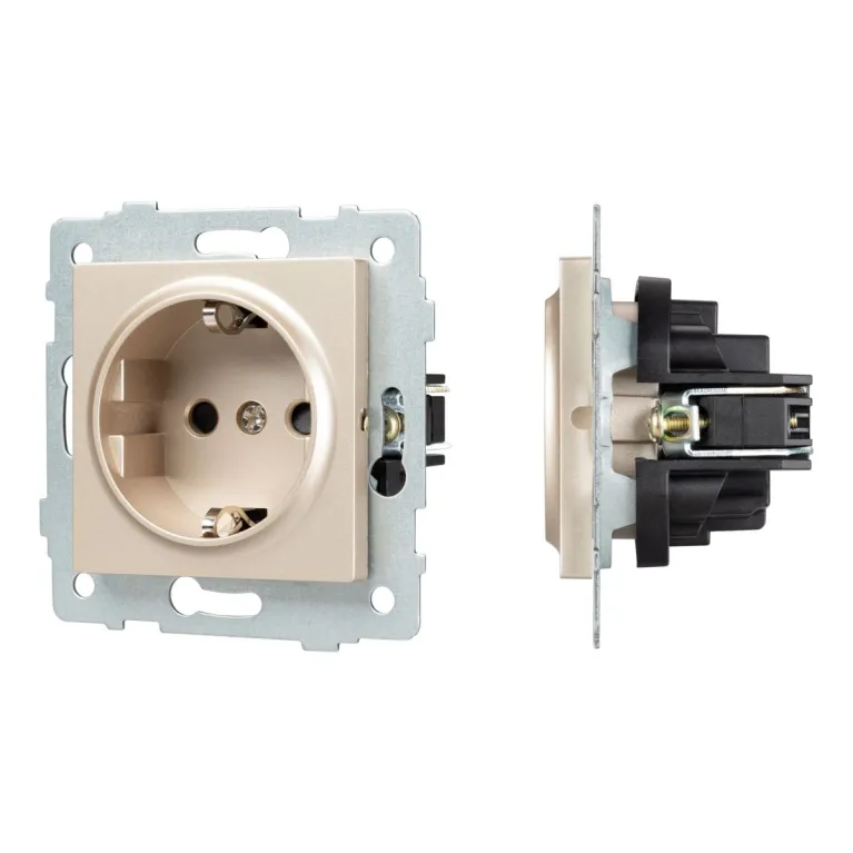 Механизм электрической розетки Arlight SCT-MEU1-PL-GD-V (250V, 16A) 049817 в Нижнем Новгороде